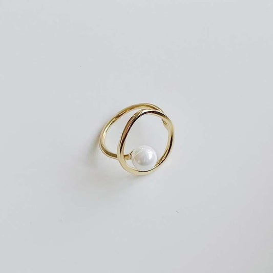 Pearl Sterling Silver Ring