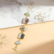 Natural Stone Charm Bracelet
